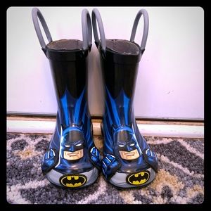Western Chief Batman Rain Boots Size 7 Toddler